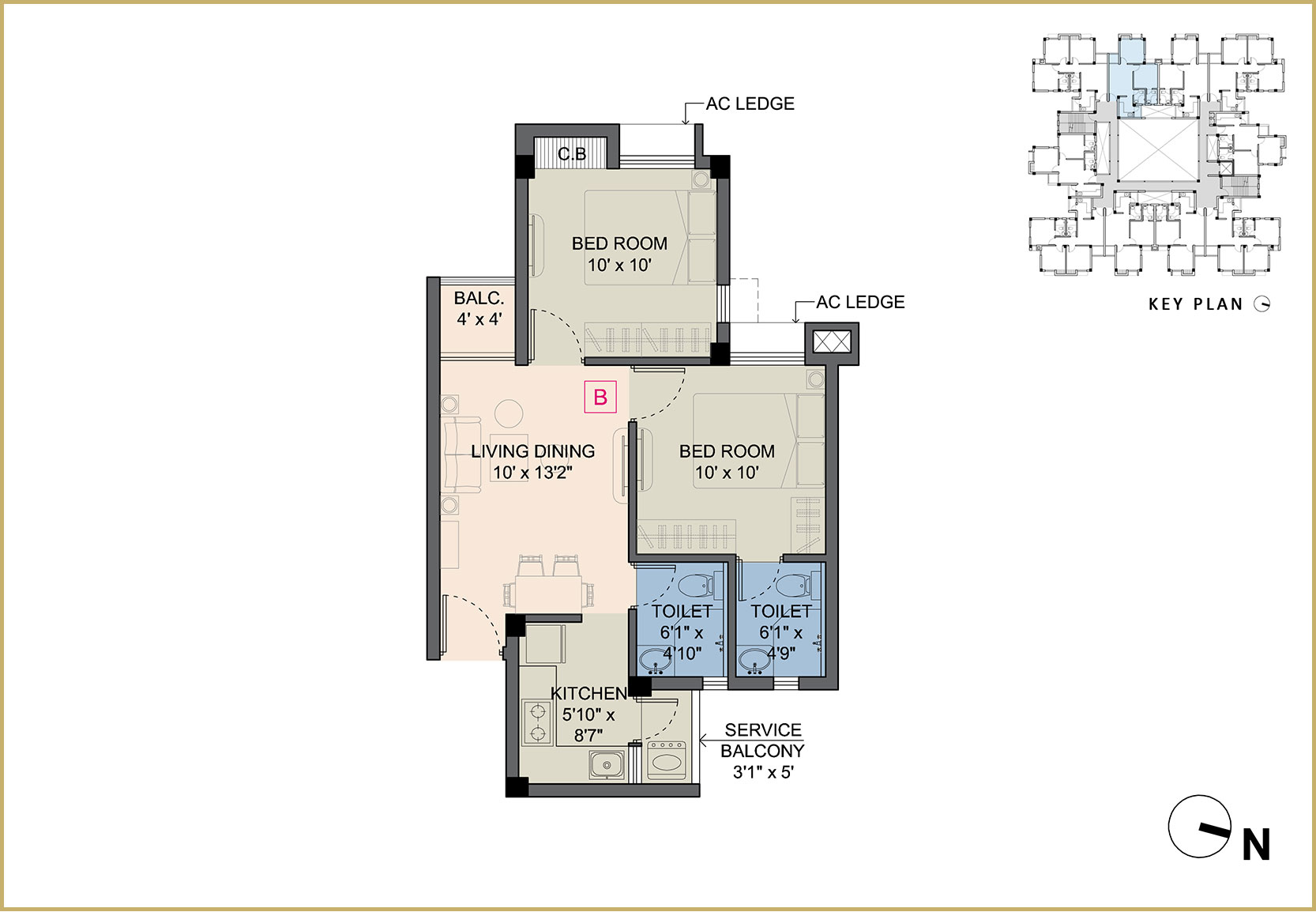 Flat B