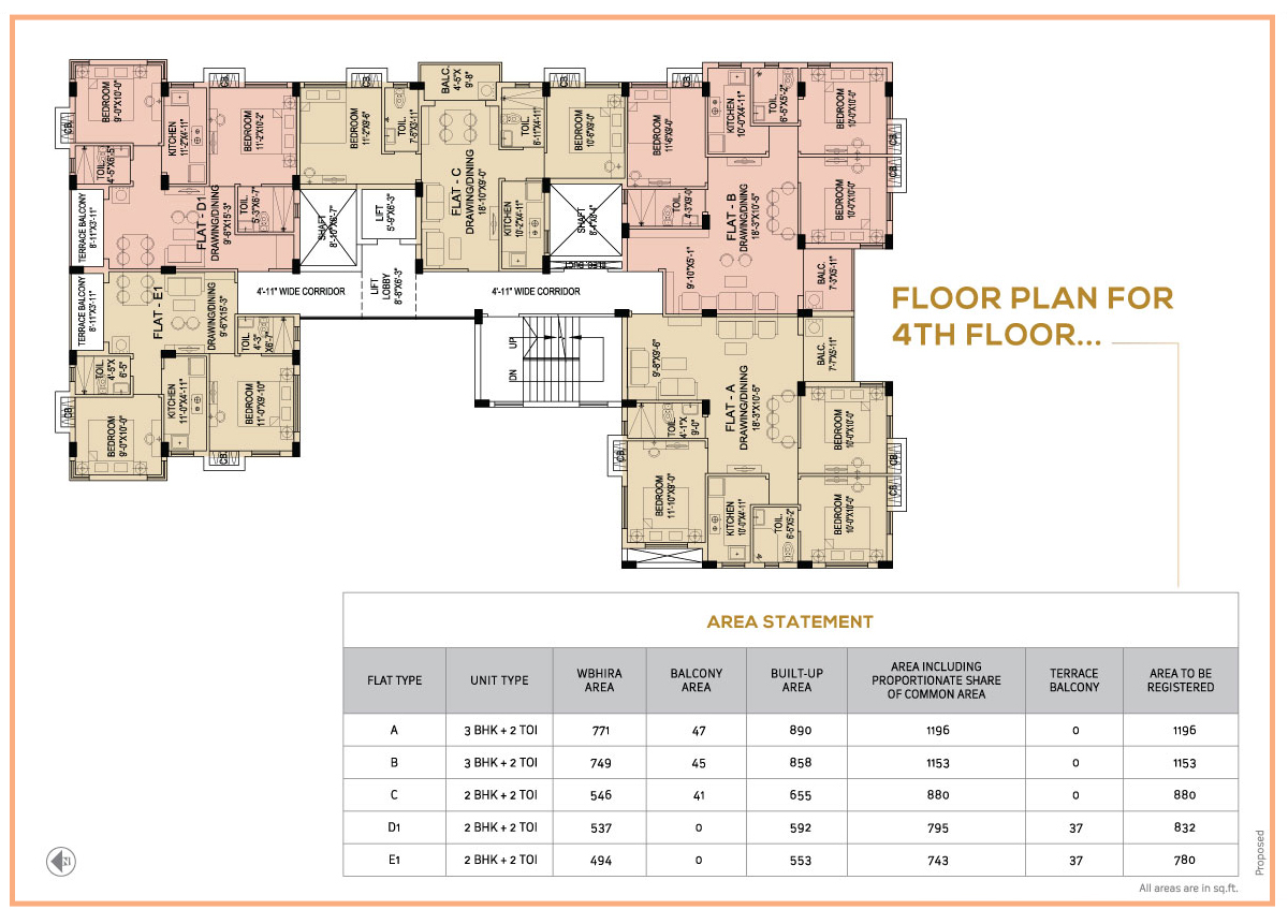 4th Floor Plan